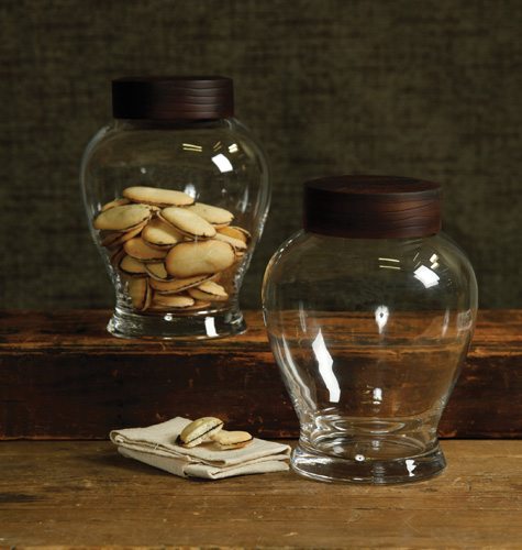 Glass Urn Jars